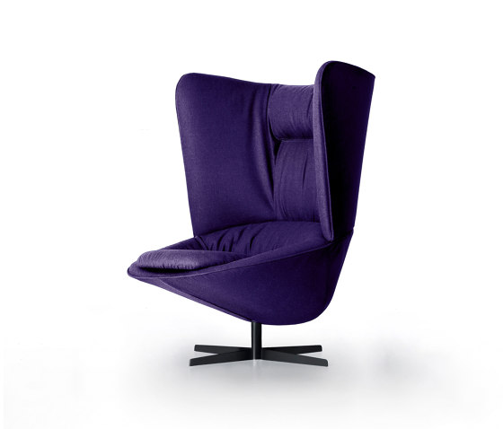 Ladle Armchair - High Backrest/Swivel Spoke Base Version | Armchairs | ARFLEX