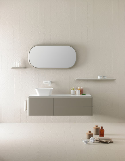 Fluent Miroir avec encadremen | Miroirs de bain | Inbani