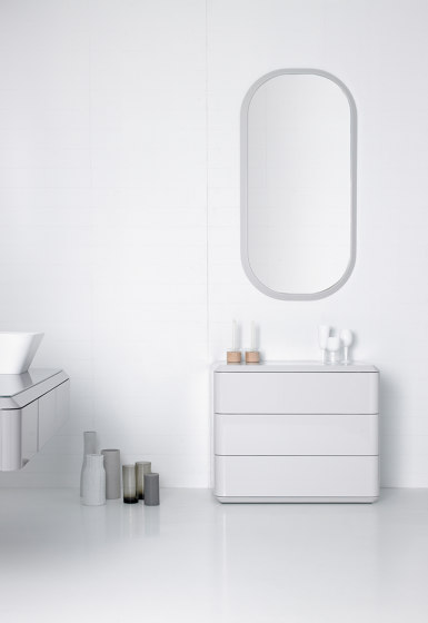Fluent Miroir avec encadremen | Miroirs de bain | Inbani