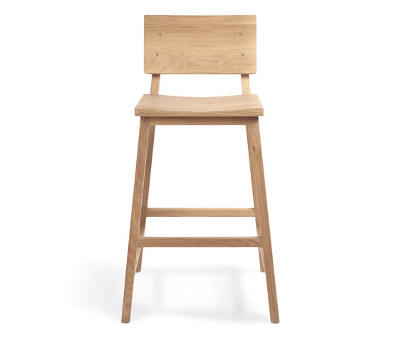 N3 | Oak kitchen counter stool | Sillas de trabajo altas | Ethnicraft