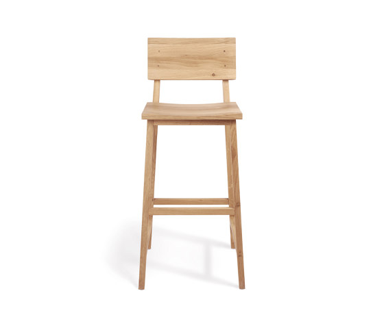 N4 | Oak bar stool | Taburetes de bar | Ethnicraft