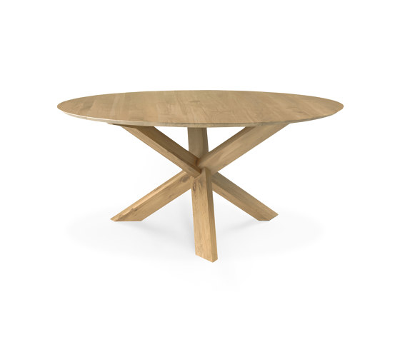 Circle | Oak dining table - varnished | Mesas comedor | Ethnicraft