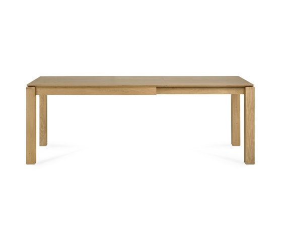 Slice | Oak extendable dining table - legs 8 x 8 cm | Dining tables | Ethnicraft