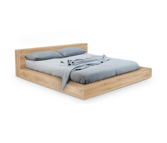 Madra | Oak bed - without slats - mattress size 180x200 | Letti | Ethnicraft