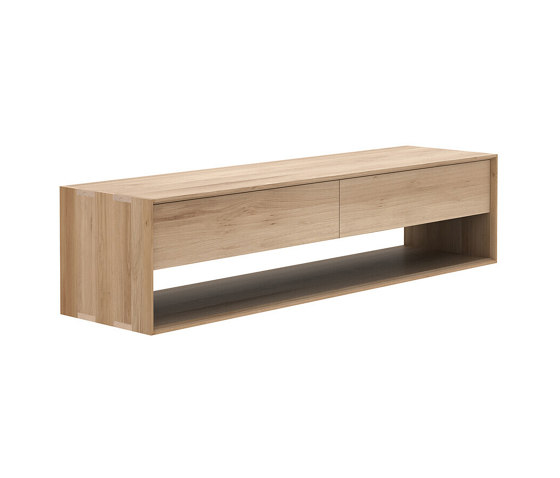 Nordic | Oak TV cupboard - 1 flip-down door - 1 drawer | Aparadores | Ethnicraft