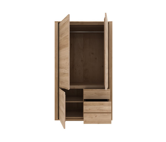 Shadow | Oak dresser - 3 doors - 2 drawers | Cloakroom cabinets | Ethnicraft