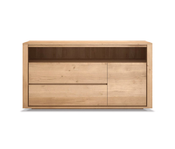 Shadow | Oak chest of drawers - 1 door - 2 drawers | Credenze | Ethnicraft