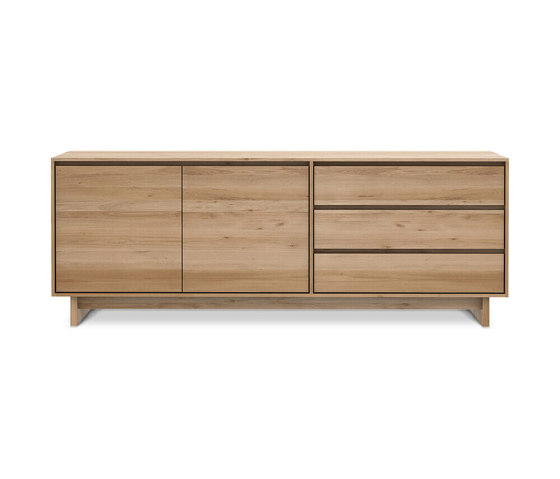Wave | Oak sideboard - 2 doors - 3 drawers | Buffets / Commodes | Ethnicraft