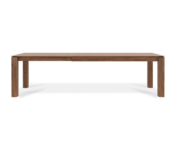 Slice | Teak extendable dining table - legs 10 x 10 cm | Tables de repas | Ethnicraft