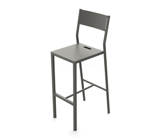 Take/Up - Up chair L, barstool with footrest | Taburetes de bar | Matière Grise