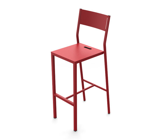 Take/Up - Up chair L, barstool with footrest | Bar stools | Matière Grise