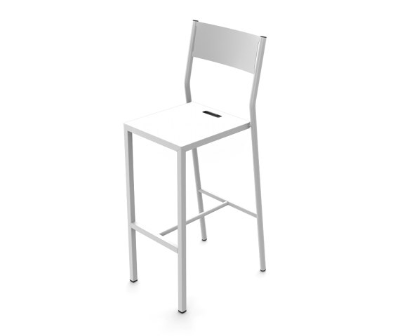 Take/Up - Up chair L, barstool with footrest | Barhocker | Matière Grise