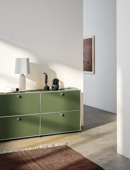 USM Haller Credenza | Olive Green | Sideboards | USM