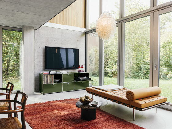 USM Haller Media | Olive Green | Sideboards | USM