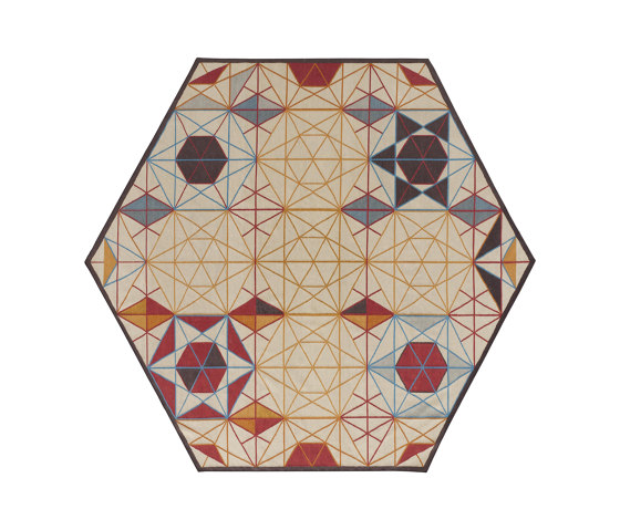 Hexa Rug Naranja 1 | Alfombras / Alfombras de diseño | GAN