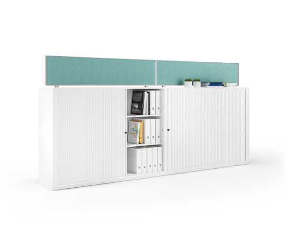 Allvia Tambour door unit cabinets | Armadi | Assmann Büromöbel
