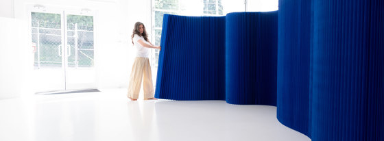 paper softwall | flexible freestanding partition | Privacy screen | molo