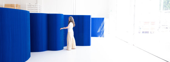 paper softwall | flexible freestanding partition | Privacy screen | molo