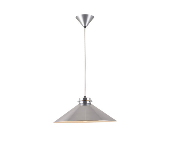 Codie Pendant Light, Polished Aluminium With White Interior | Lampade sospensione | Original BTC