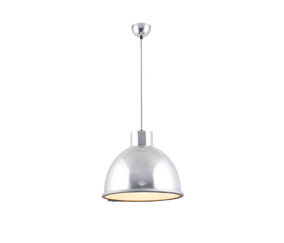 Giant 1 Pendant Light, Natural Aluminium with Wired Glass | Lampade sospensione | Original BTC