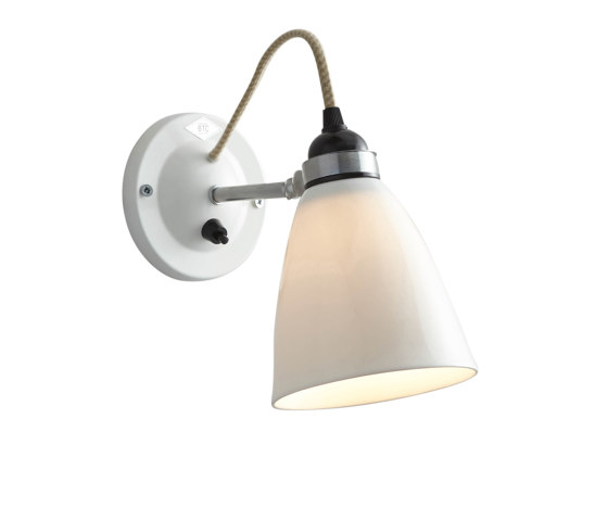 Hector Medium Dome Wall Switched, Natural | Wall lights | Original BTC