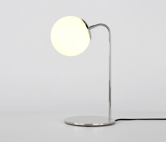 Modo Desk Lamp (Polished nickel/Cream) | Tischleuchten | Roll & Hill