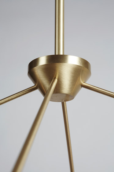 Halo Oval Pendant (Brushed brass) | Lampade sospensione | Roll & Hill