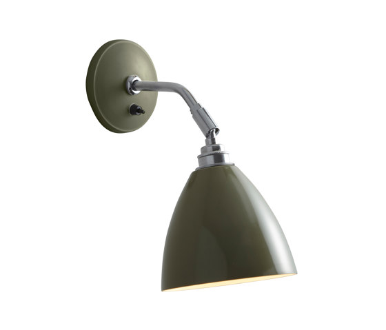 Task Short Wall Light, Olive Green | Lampade parete | Original BTC