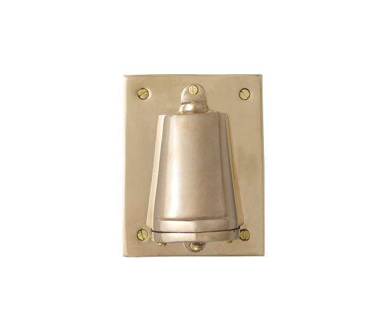0750 Mast Light with Cast Transformer Box, Polished Bronze | Appliques murales encastrées | Original BTC