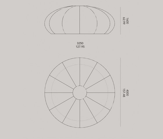 °XXXL(amp) | Lampade plafoniere | Eden Design