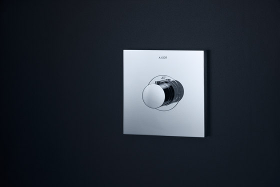AXOR ShowerSelect Square thermostatic mixer highflow for concealed installation | Robinetterie de douche | AXOR
