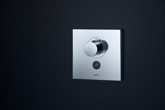 AXOR ShowerSelect Square Thermostat Highflow Unterputz für 1 Verbraucher und einen zusätzlichen Abgang | Duscharmaturen | AXOR