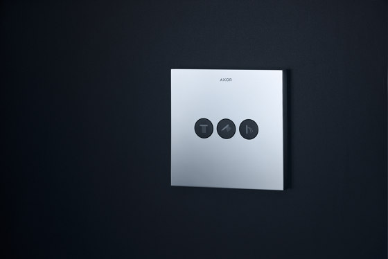 AXOR ShowerSelect Square valve for concealed installation for 3 outlets | Rubinetteria doccia | AXOR