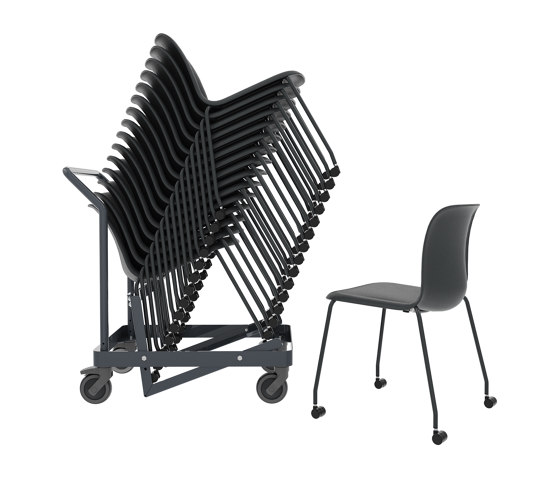 SixE 4-LEG CASTORS SIDE CHAIR | Chairs | HOWE