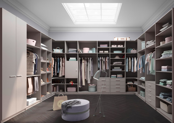 Ecoline interior closet storage system | Walk-in wardrobes | raumplus