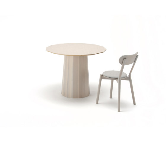 Colour Wood Dining 95 Dot (Natural Dot) | Tables d'appoint | Karimoku New Standard