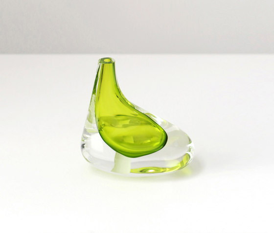 Droplet Vessel Shape 5 Lemon Green | Objets | SkLO
