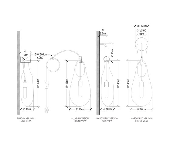 Hold Sconce Plug-In | Wall lights | SkLO