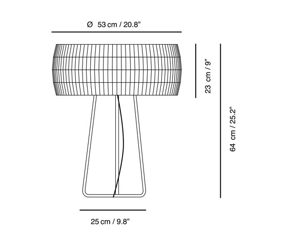 Isamu | Table lamp | Lampade tavolo | Carpyen