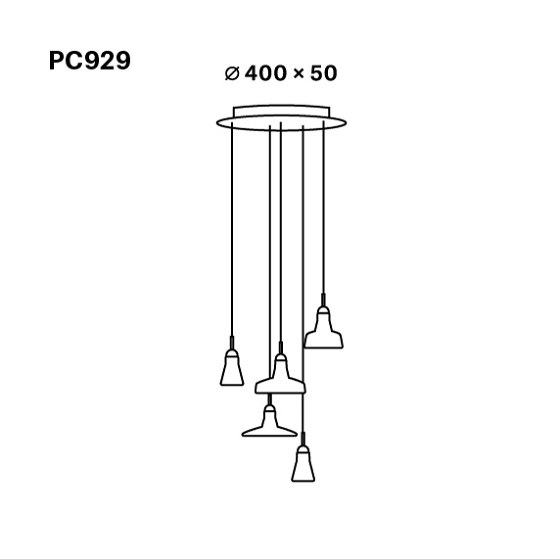 Shadows Set Ring Canopy PC929 | Lámparas de suspensión | Brokis