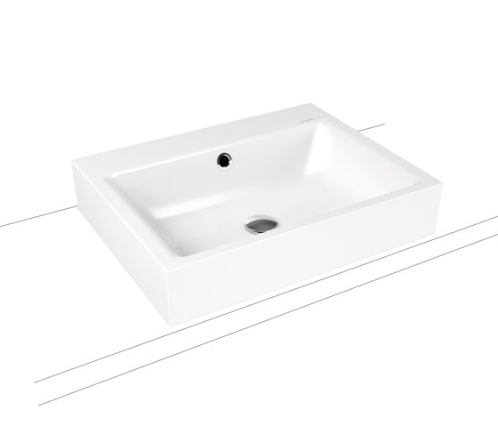 Puro countertop washbasin 120 mm alpine white | Lavabos | Kaldewei