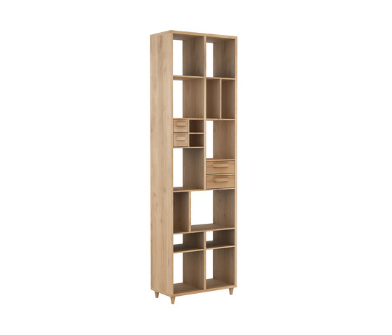Pirouette | Oak book rack - 4 drawers | Shelving | Ethnicraft