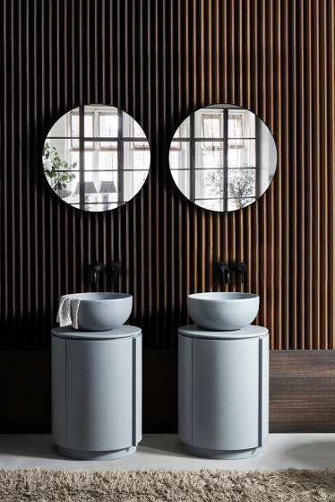 Arcadia Tiberino mobile e top tondo | Mobili lavabo | Ceramica Cielo