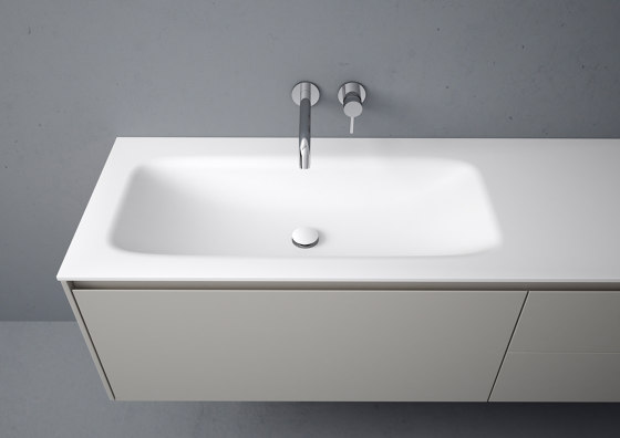 D3 Tapa con lavabo integrado en Corian® | Lavabos | Inbani