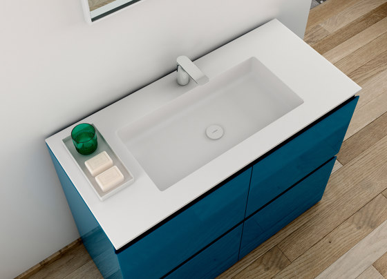 H5 Solidsurface top with integrated washbasin | Wash basins | Inbani