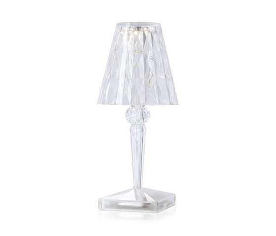 BATTERY Transparent CRYSTAL | Lampade tavolo | Kartell