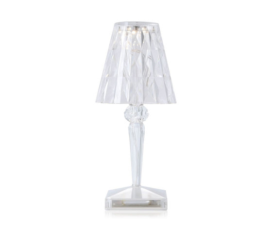 BATTERY Transparent CRYSTAL | Lampade tavolo | Kartell