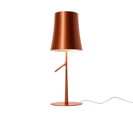 Birdie table large copper | Table lights | Foscarini