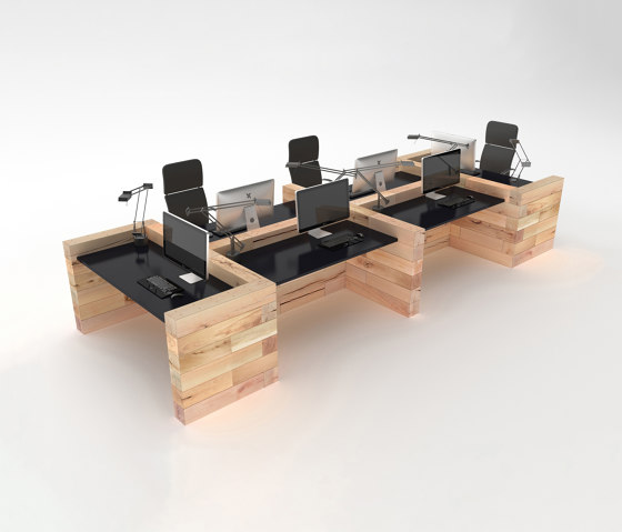 CRAFTWAND® - office table divider design | Desks | Craftwand
