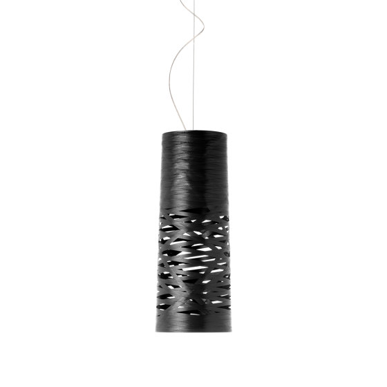 Tress suspension small black | Suspended lights | Foscarini